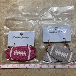 Football earrings